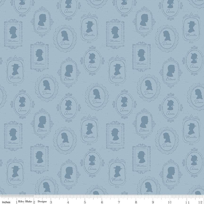 Anne of Green Gables Silhouettes Blue