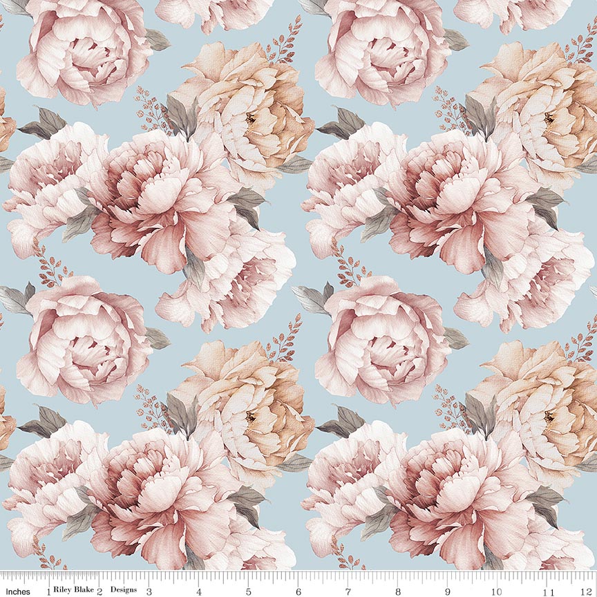 Daybreak on the Prairie Peonies Blue