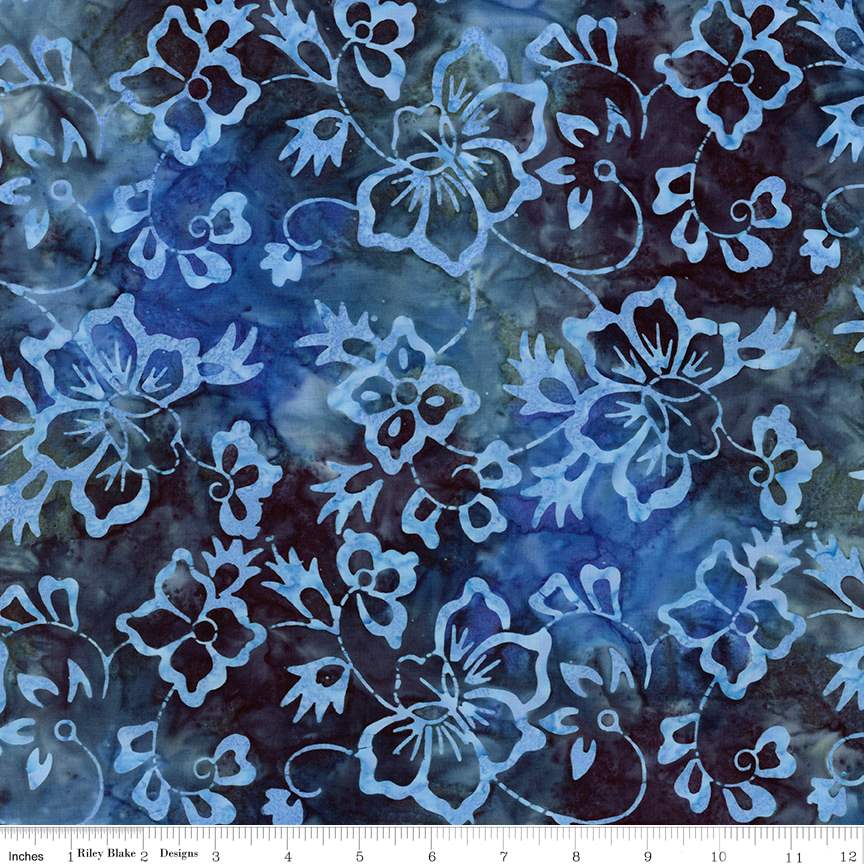Batiks Radiant Flourish Peacock