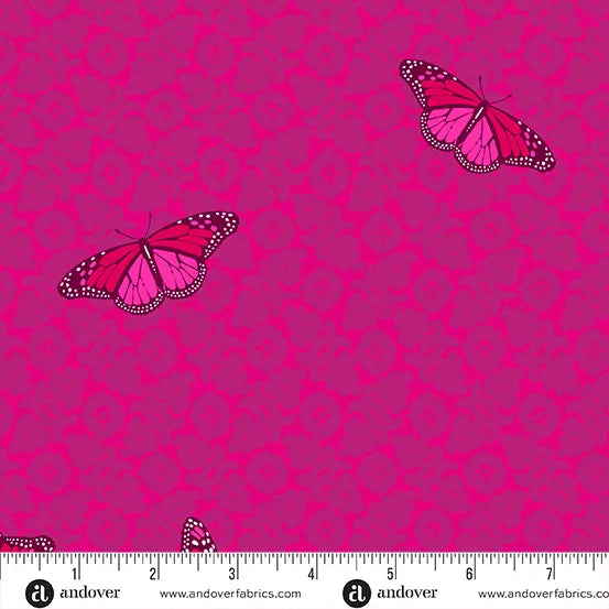 Sun Print 2024 by Alison Glass Camouflage in Ruby