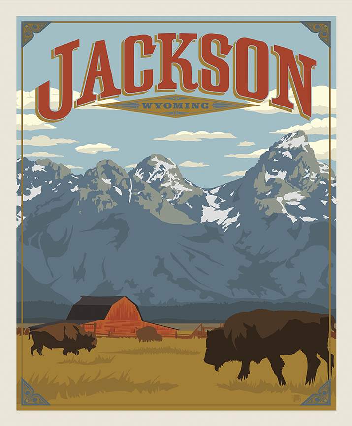 Destinations 4 Jackson Poster Panel (Digitally Printed)
