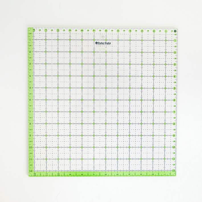 Cute Cut Ruler 12.5" X 12.5"