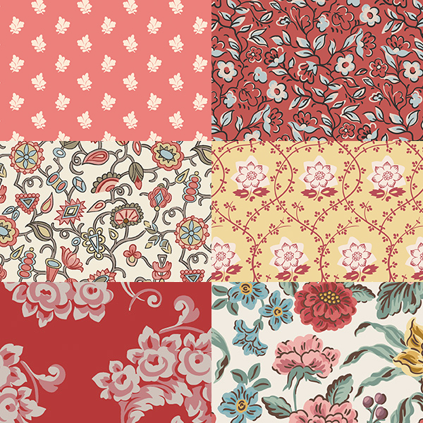 Jane Austen Sew-Along Extras - Fat Quarter Bundle