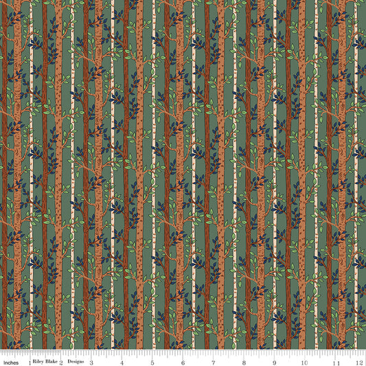 Liberty Woodland Walk Autumn Berries Into the Woods C