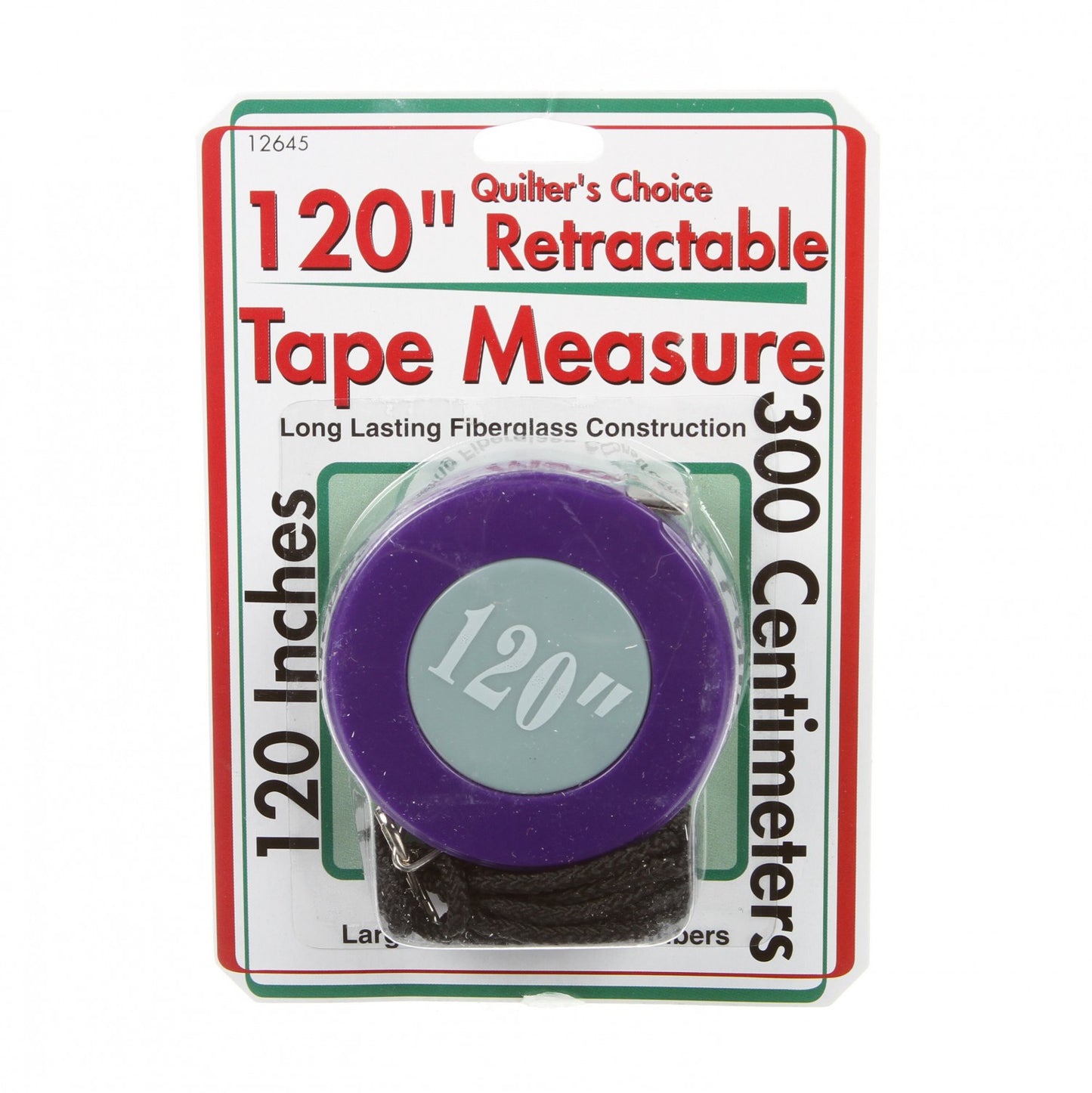 Quilter's Choice Retractable Tape Measure 120"