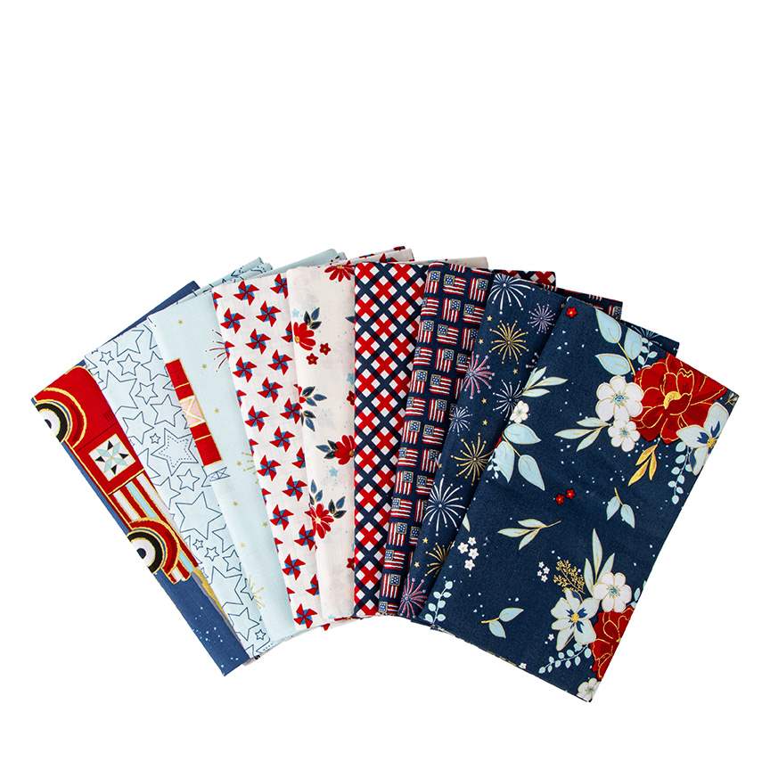 Sweet Freedom 1-Yard Bundle Oxford, 9 Yards Total