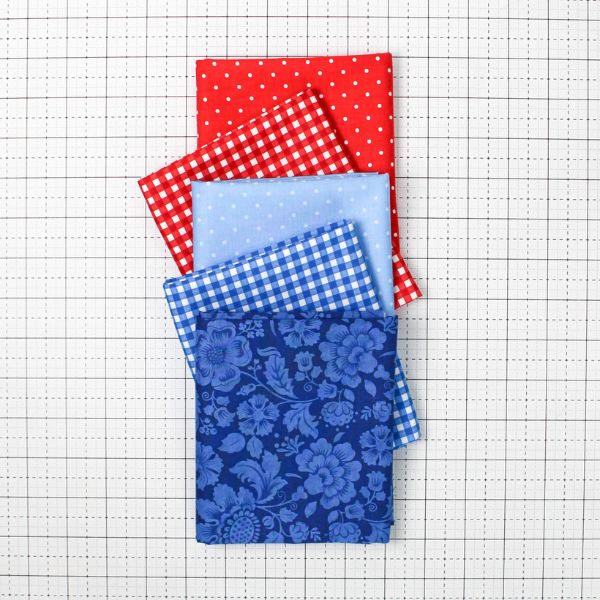 5-Piece Wilmington Fabrics Patriotic Bundle