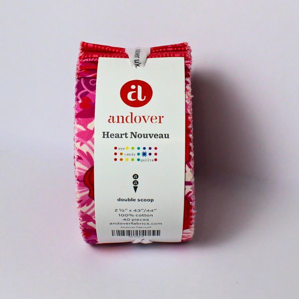 Heart Nouveau - 2.5" Strip Roll