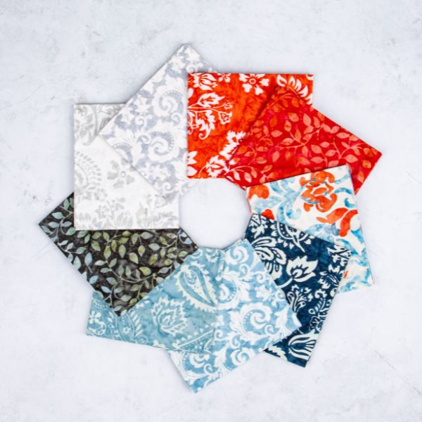 Expressions Batiks Decorator Style Americana Fat Quarter Bundle B