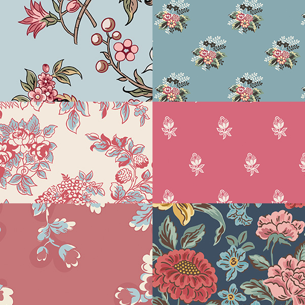 Jane Austen Sew-Along Extras - Fat Eighth Packet