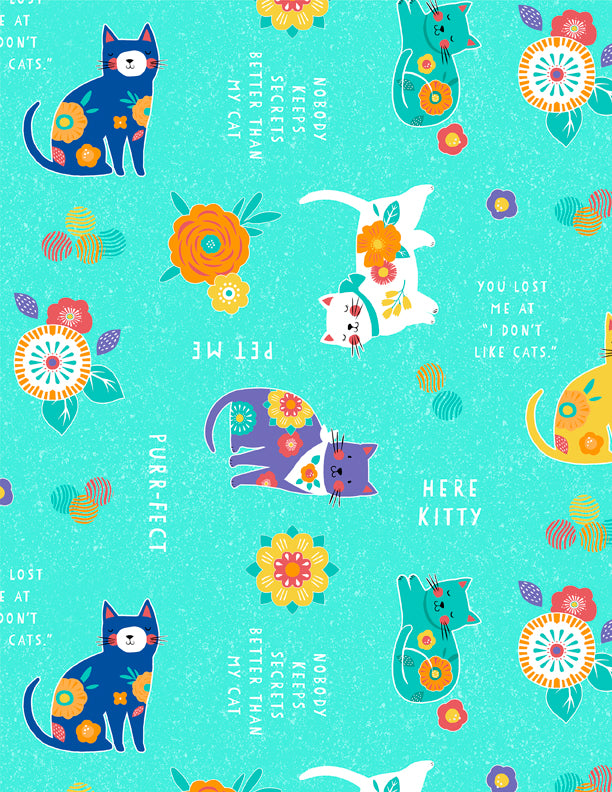 Fe-Line Frisky Large All Over Teal