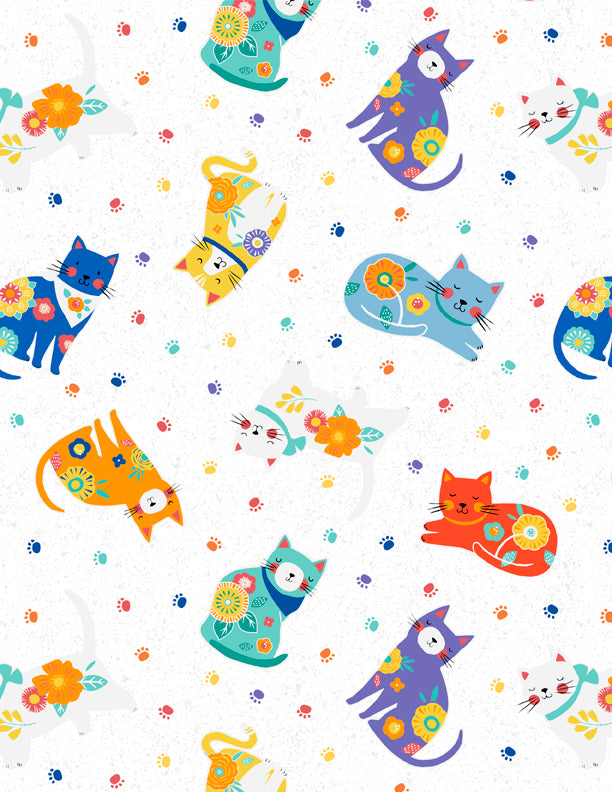 Fe-Line Frisky Cat Toss White