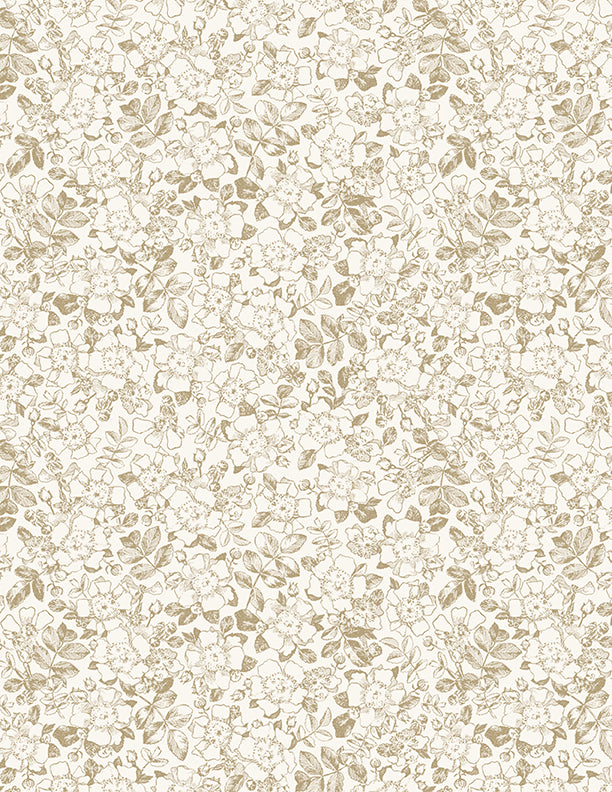 Garden Grace Floral Toile Cream