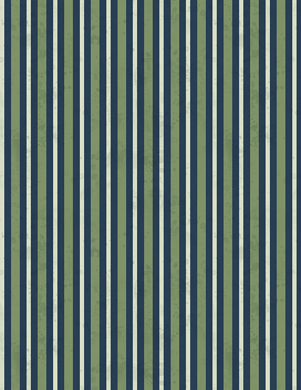 Garden Grace Vertical Stripe Navy