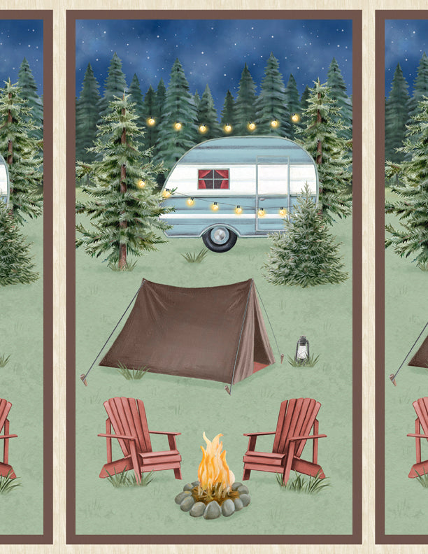 Evergreen Escape Large Panel