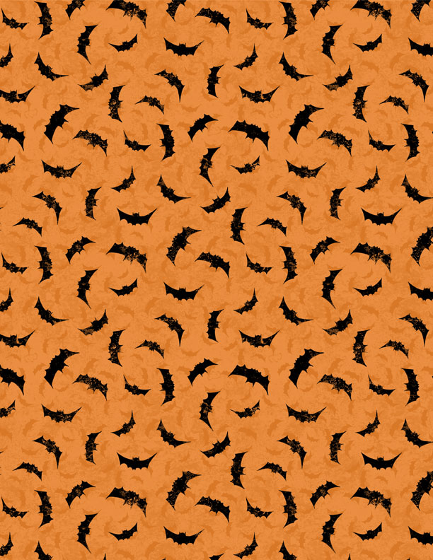 Moonlit Manor Bats Orange