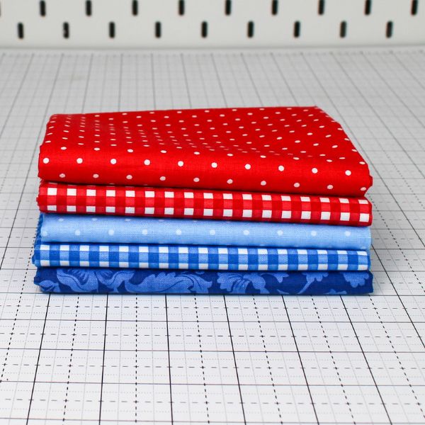 5-Piece Wilmington Fabrics Patriotic Bundle