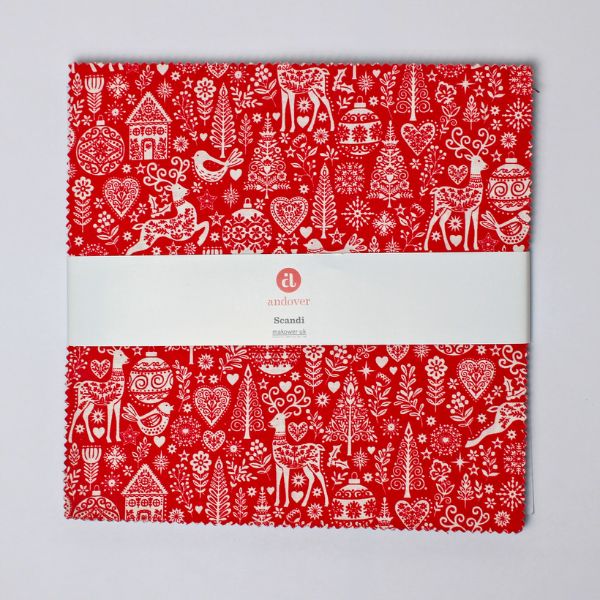 Scandi by Makower UK - 10" Squares