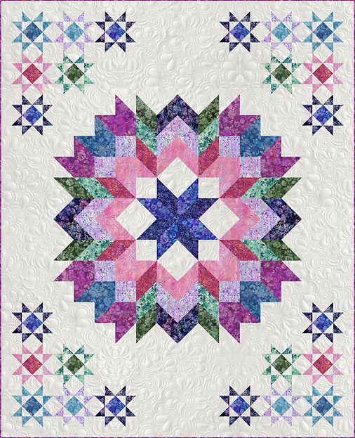 Midsummer Night's Wreath Pattern by QuiltFox Design