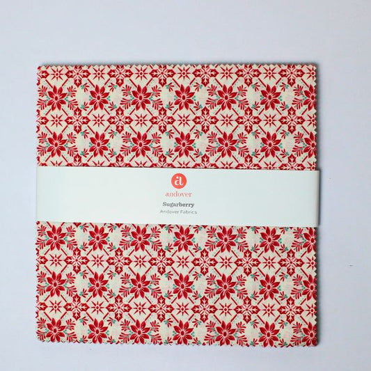 Sugarberry by Andover Fabrics  - 10" Squares