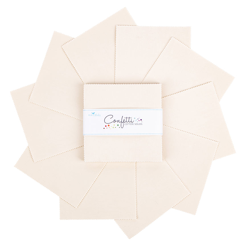 Confetti Cotton™ Ivory 5" Stacker
