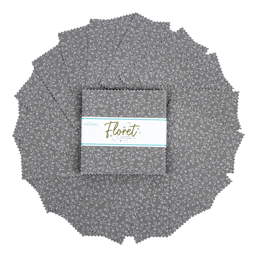 Floret Gray 5" Stacker