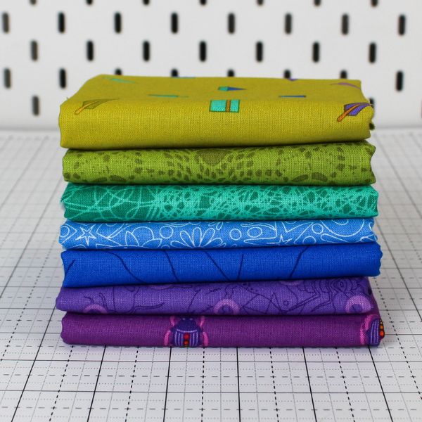 Alison Glass 7-Piece Bundle - Cool