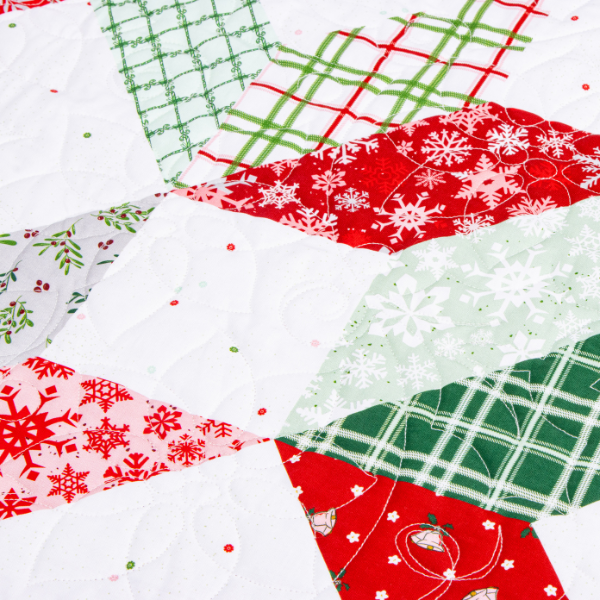 Mistletoe & Holly Tree Skirt & Pot Holder Panel