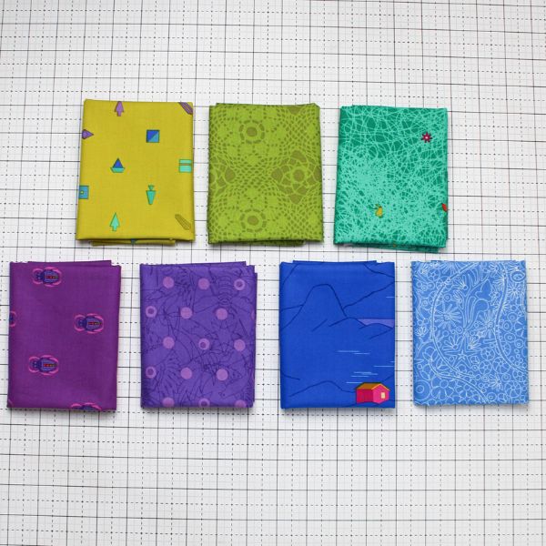 Alison Glass 7-Piece Bundle - Cool