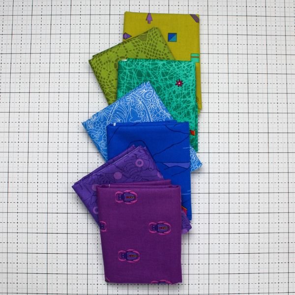 Alison Glass 7-Piece Bundle - Cool