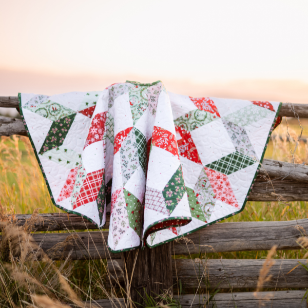 Mistletoe & Holly Tree Skirt & Pot Holder Panel
