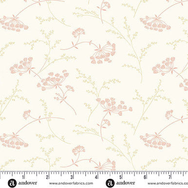 Pebbles by Laundry Basket Quilts Queen Anne Lace Water Lily