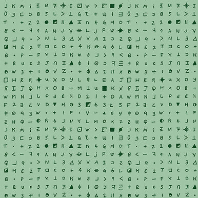 Fabric from the Basement by Giucy Giuce Cryptography Envy