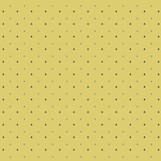 Frond by Andover Fabrics Dot Yellow