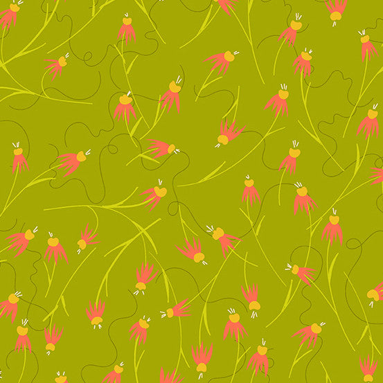 Wildflowers by Alison Glass Coneflower Field