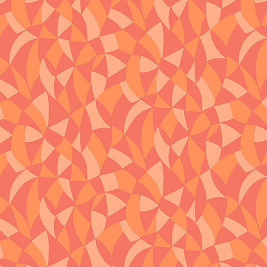 Poppies by Andover Fabrics Crackle Orange