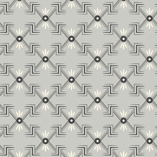 Tangent by Andover Fabrics Blanket Gray