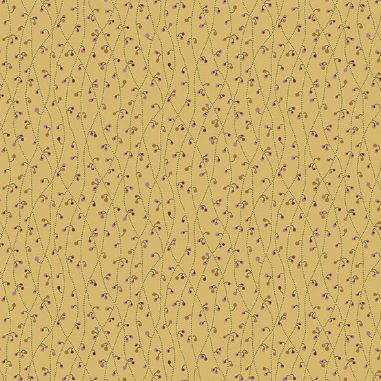 English Garden by Laundry Basket Quilts Blue Vetch Custard