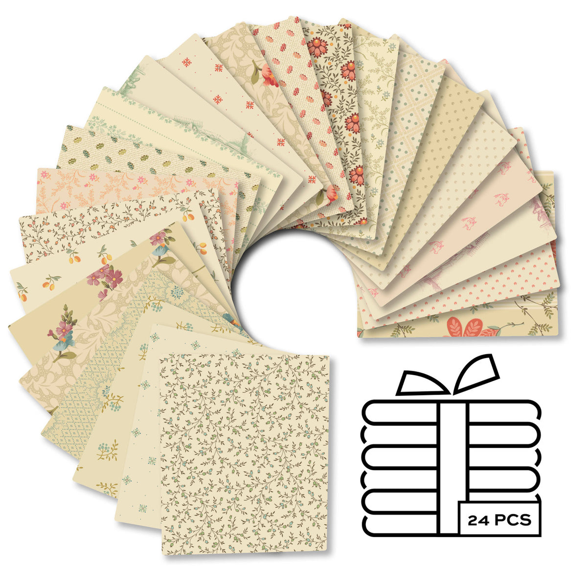 Laundry Line Fat Quarter Bundle - 24 Cuts