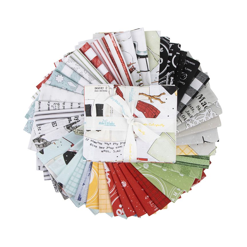 White As Snow Fat Quarter Bundles, 41 Pcs.