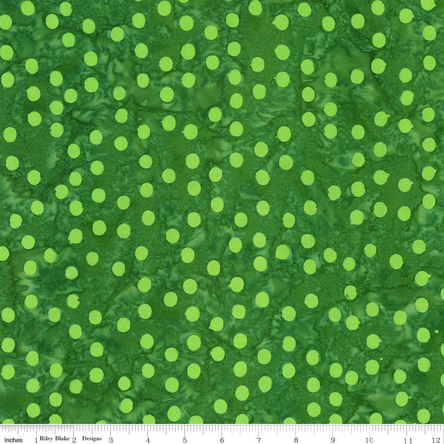 Batiks Elementals Polka Pop Leprechaun