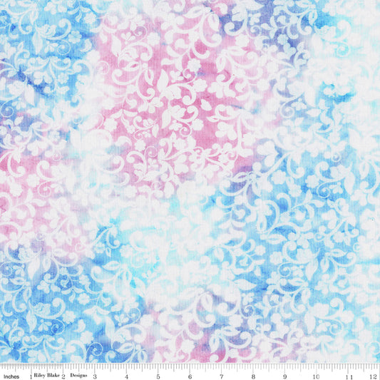 Batiks Elementals Candy Coated Wisteria Skye