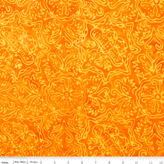 Batiks Basics Rainbow Brights Marigold