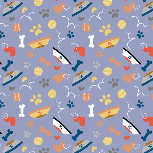 (Craft Fabric) Good Puppy Play