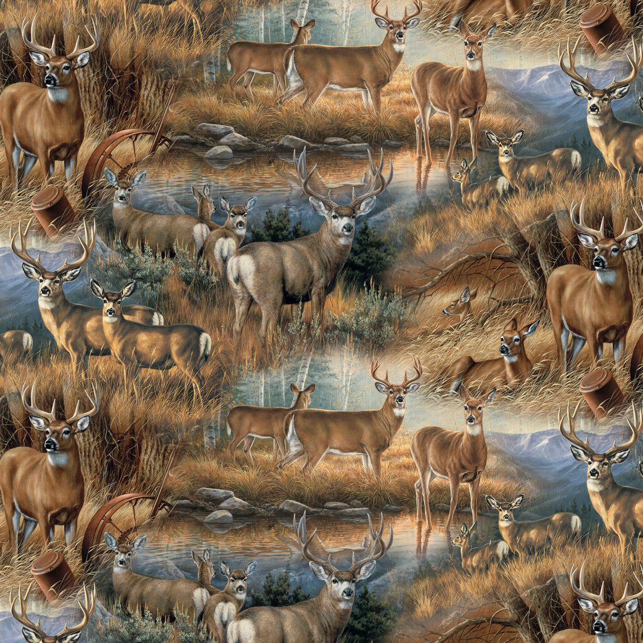 (Craft Fabric) Deer Glance