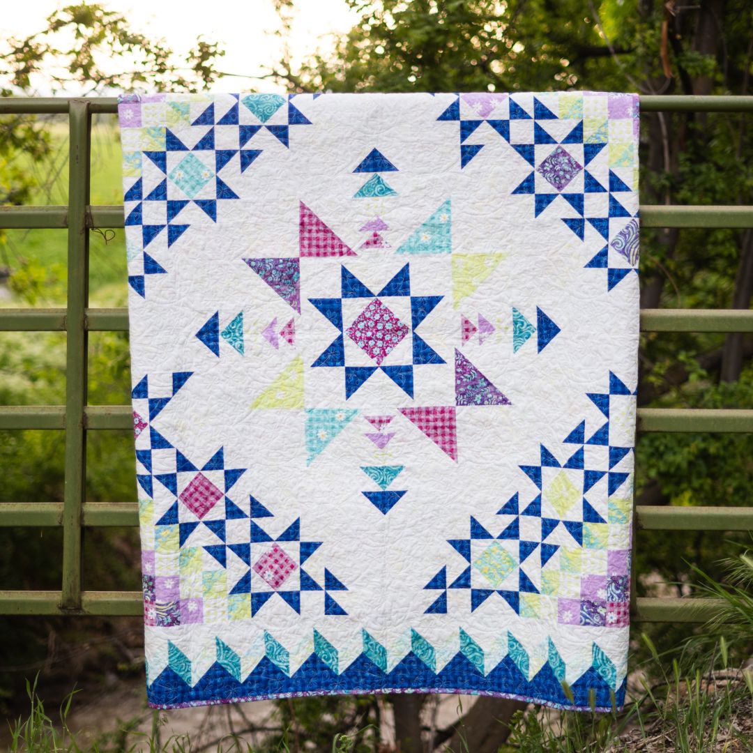 Expressions Batiks Rainbow Sparkles Quilt Kit