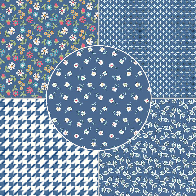Lori Holt Color Bundle - Denim