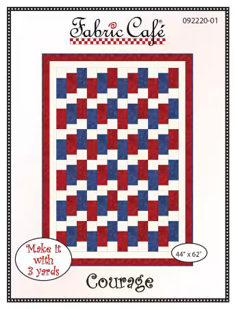 Fabric Cafe 3-Yard Quilt Pattern - Courage