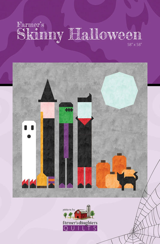Farmer's Skinny Halloween Quilt Pattern