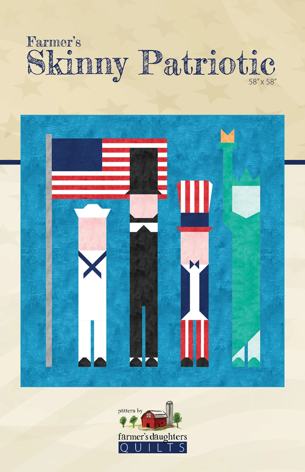 Farmer's Skinny Patriotic Quilt Pattern